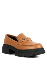 Oklyn Horsebit Emblesihed Chunky Platform Loafers king-general-store-5710.myshopify.com