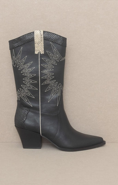 OASIS SOCIETY Halle - Paneled Cowboy Boots king-general-store-5710.myshopify.com