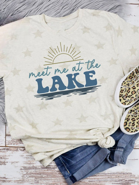 Meet Me At The Lake Graphic Tee king-general-store-5710.myshopify.com