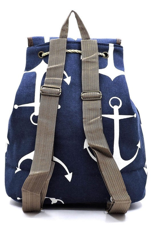 Tribal Printed Canvas Backpack king-general-store-5710.myshopify.com