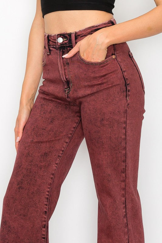 Plus Size - High Rise Flared Leg Jeans king-general-store-5710.myshopify.com