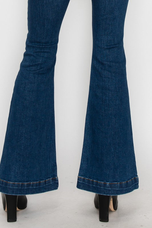 Plus High Rise Modern Flare Jeans king-general-store-5710.myshopify.com