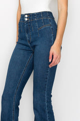 Plus High Rise Modern Flare Jeans king-general-store-5710.myshopify.com