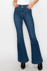 Plus High Rise Modern Flare Jeans king-general-store-5710.myshopify.com