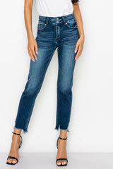 Plus High Rise Double Waistband Jeans king-general-store-5710.myshopify.com