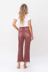 90's Vintage High Rise Crop Flare Jeans king-general-store-5710.myshopify.com