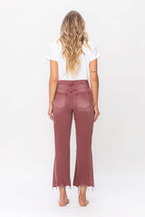 90's Vintage High Rise Crop Flare Jeans king-general-store-5710.myshopify.com