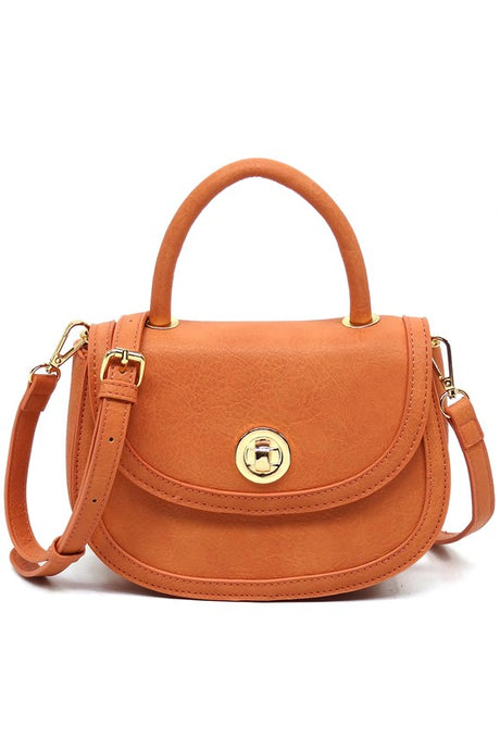 Fashion Flap Saddle Satchel