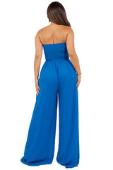 Ribbed Tube Top Chiffon Style Jumpsuit king-general-store-5710.myshopify.com