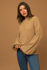 Balloon Sleeve Braid Sweater king-general-store-5710.myshopify.com