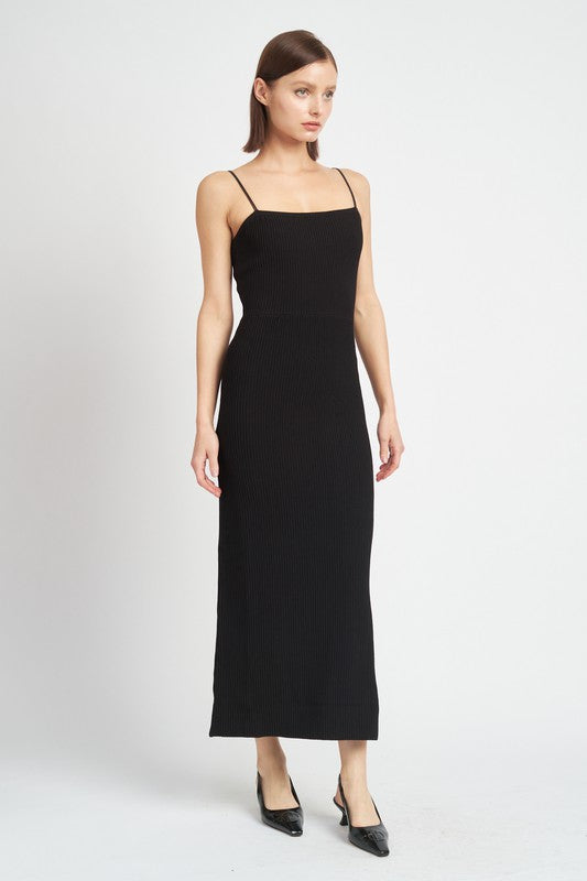 RIB KNIT MAXI DRESS king-general-store-5710.myshopify.com