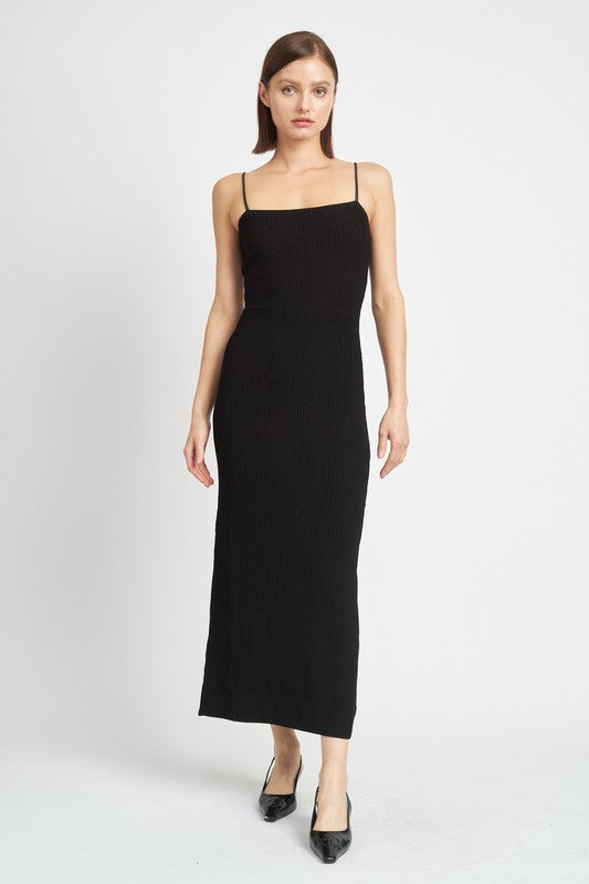 RIB KNIT MAXI DRESS king-general-store-5710.myshopify.com