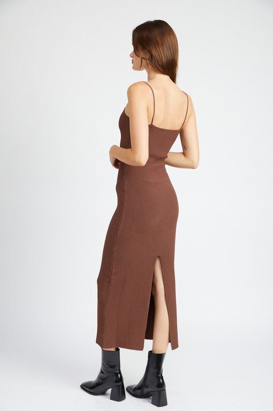 RIB KNIT MAXI DRESS king-general-store-5710.myshopify.com