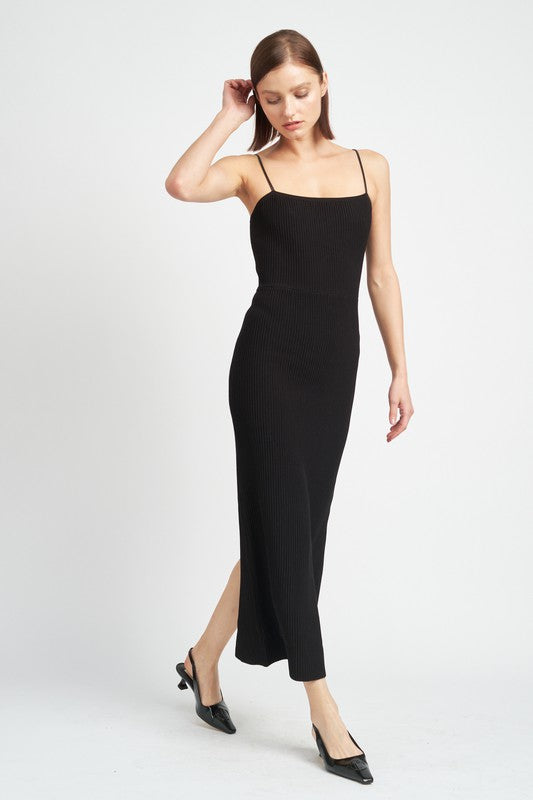 RIB KNIT MAXI DRESS king-general-store-5710.myshopify.com