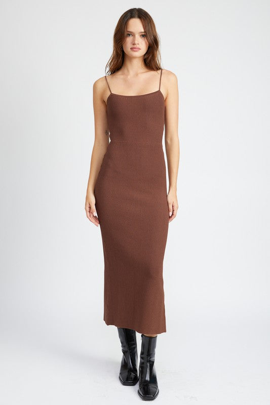 RIB KNIT MAXI DRESS king-general-store-5710.myshopify.com