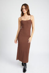 RIB KNIT MAXI DRESS king-general-store-5710.myshopify.com