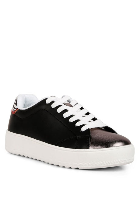 Dory Metallic Accent Sneakers king-general-store-5710.myshopify.com