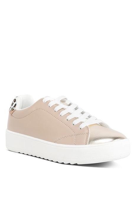 Dory Metallic Accent Sneakers king-general-store-5710.myshopify.com