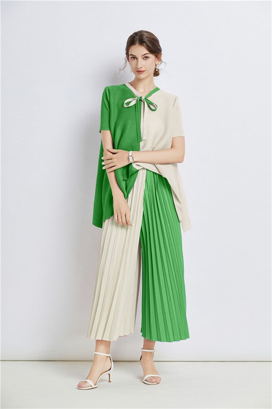 Color Block Palazzo Pants Set king-general-store-5710.myshopify.com