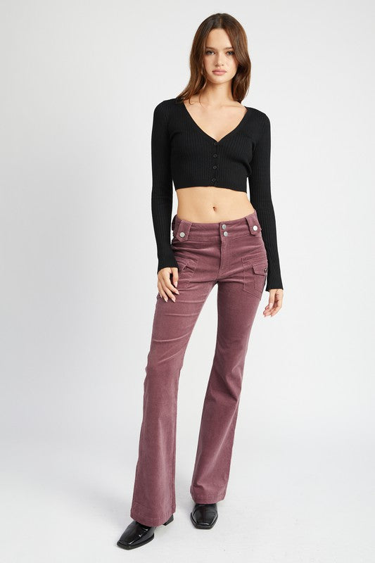 Low Rise Pants with Bell Bottoms king-general-store-5710.myshopify.com