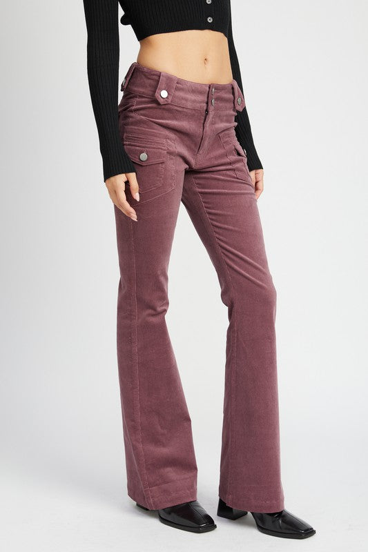 Low Rise Pants with Bell Bottoms king-general-store-5710.myshopify.com