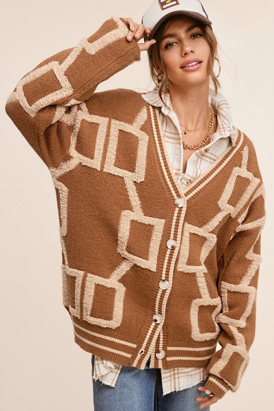 Reina Oversized Slouchy Cardigan Sweater