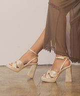 OASIS SOCIETY Zoey - Knotted Band Platform Heels king-general-store-5710.myshopify.com