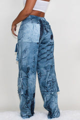 ATHINA TIE DYE PRINT CARGO CASUAL PANTS king-general-store-5710.myshopify.com