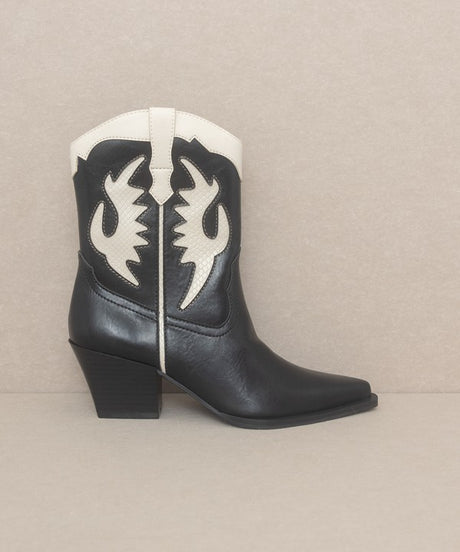 OASIS SOCIETY Houston - Layered Panel Cowboy Boots king-general-store-5710.myshopify.com