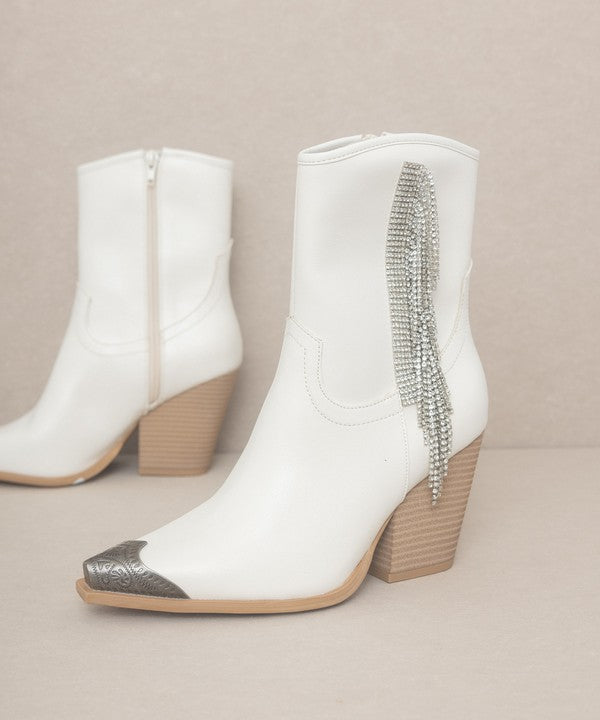 OASIS SOCIETY Kai - Rhinestone Fringe Boots king-general-store-5710.myshopify.com