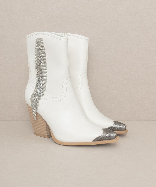 OASIS SOCIETY Kai - Rhinestone Fringe Boots king-general-store-5710.myshopify.com