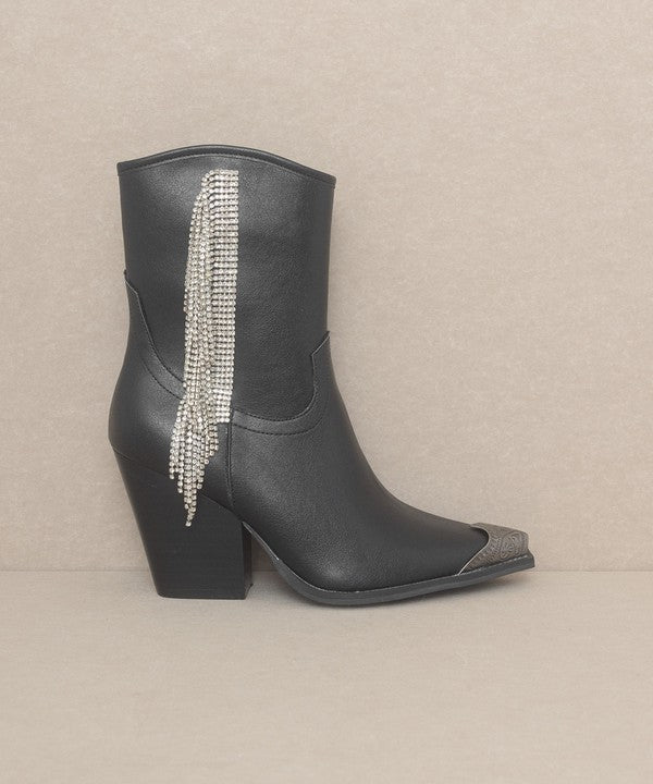 OASIS SOCIETY Kai - Rhinestone Fringe Boots king-general-store-5710.myshopify.com