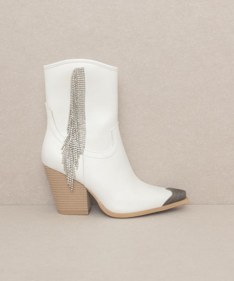 OASIS SOCIETY Kai - Rhinestone Fringe Boots king-general-store-5710.myshopify.com