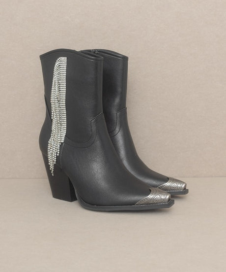 OASIS SOCIETY Kai - Rhinestone Fringe Boots king-general-store-5710.myshopify.com