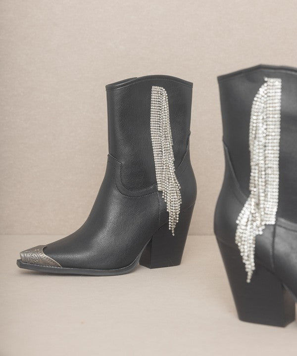 OASIS SOCIETY Kai - Rhinestone Fringe Boots king-general-store-5710.myshopify.com