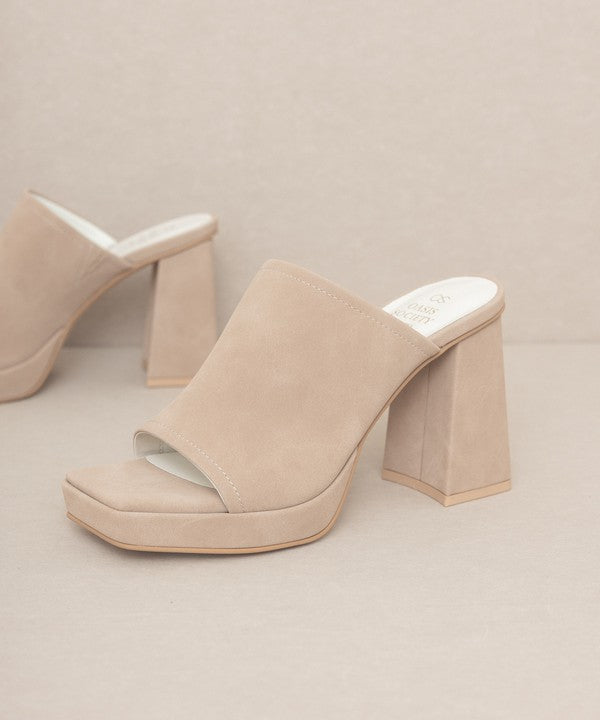 OASIS SOCIETY Vivienne - Slip On Platform Heels king-general-store-5710.myshopify.com