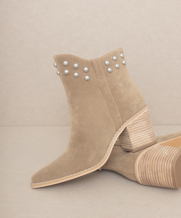 OASIS SOCIETY Alofi - Studded Collar Booties king-general-store-5710.myshopify.com