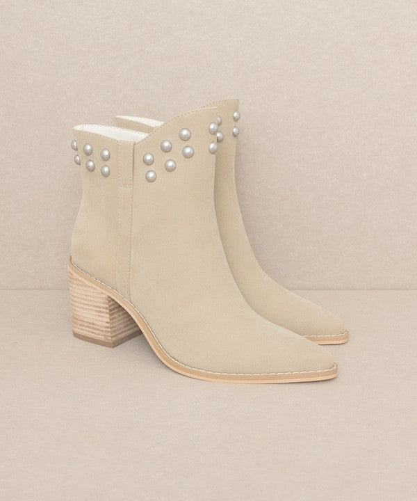 OASIS SOCIETY Alofi - Studded Collar Booties king-general-store-5710.myshopify.com