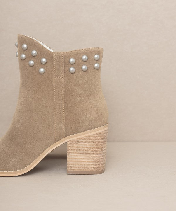 OASIS SOCIETY Alofi - Studded Collar Booties king-general-store-5710.myshopify.com