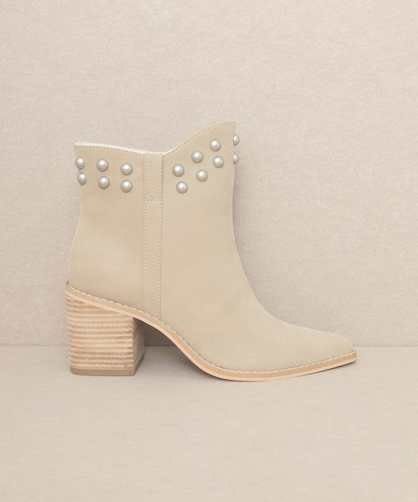 OASIS SOCIETY Alofi - Studded Collar Booties king-general-store-5710.myshopify.com