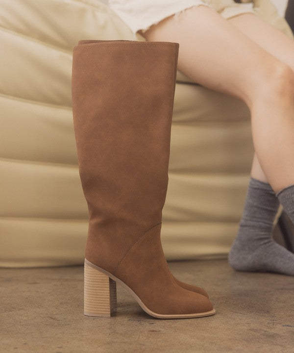 OASIS SOCIETY Shiloh - Knee High Block Heel Boots king-general-store-5710.myshopify.com