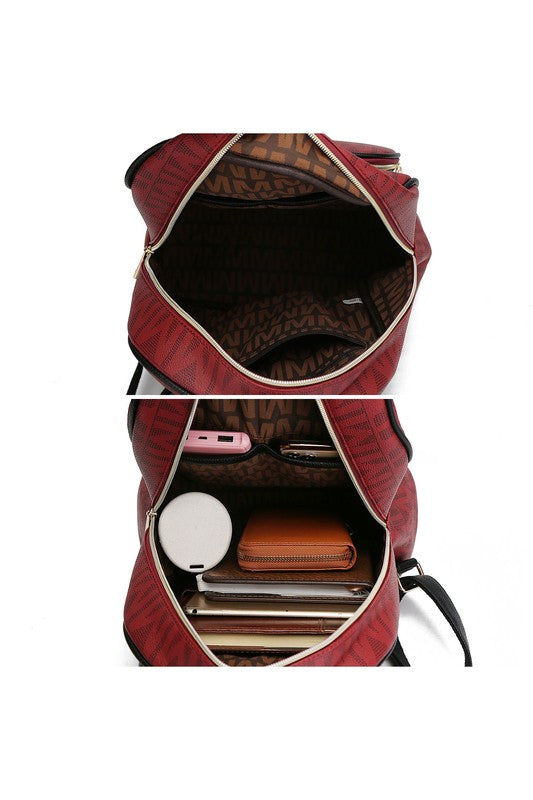 MKF Collection Fanny Signature Backpack by Mia K king-general-store-5710.myshopify.com