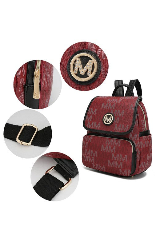 MKF Collection Drea Signature Backpack by Mia K king-general-store-5710.myshopify.com