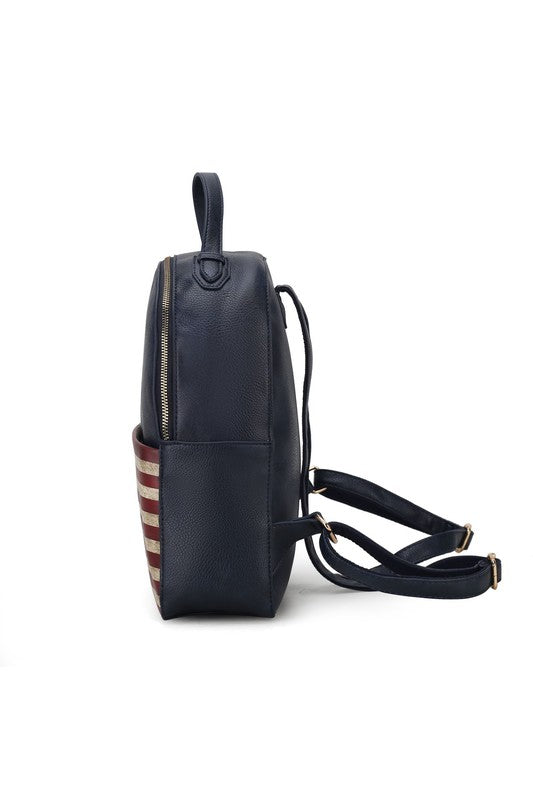 MKF Collection Briella FLAG Backpack by Mia K king-general-store-5710.myshopify.com