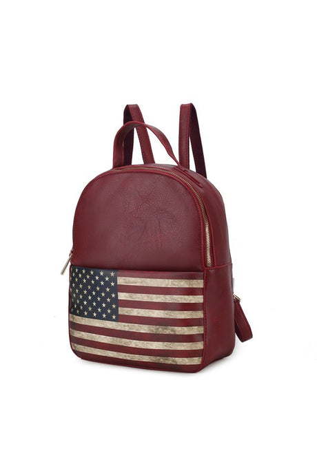 MKF Collection Briella FLAG Backpack by Mia K king-general-store-5710.myshopify.com