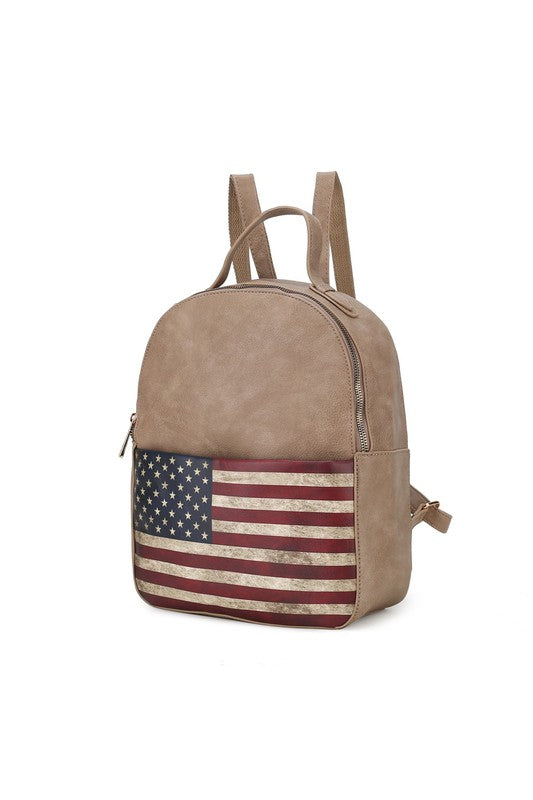 MKF Collection Briella FLAG Backpack by Mia K king-general-store-5710.myshopify.com