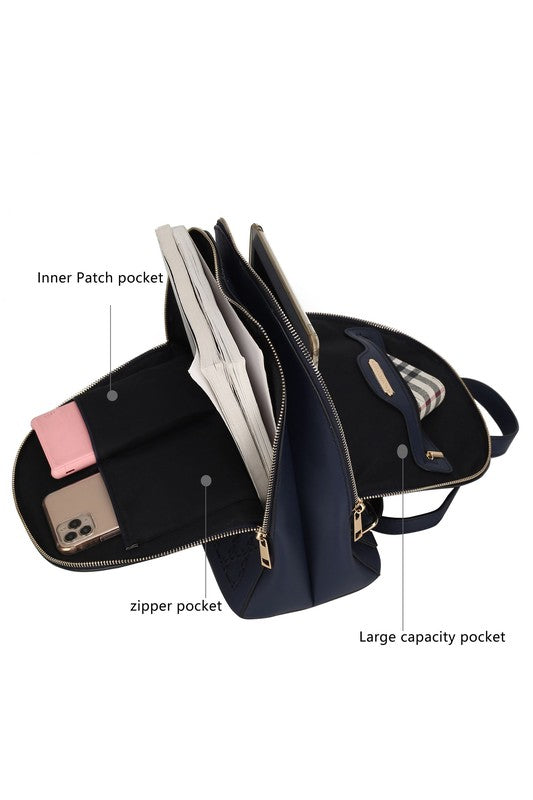 MKF Sloane Multi compartment Backpack by Mia K king-general-store-5710.myshopify.com