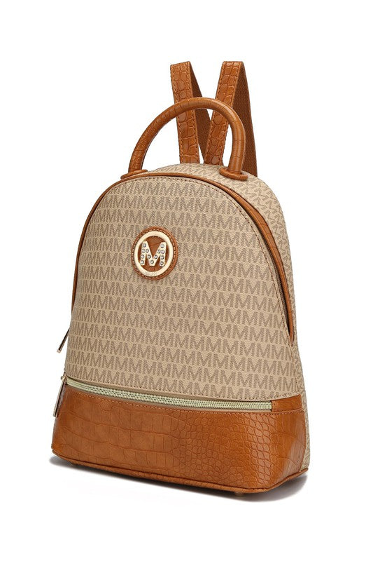 MKF Collection Denice Signature Backpack by Mia K king-general-store-5710.myshopify.com