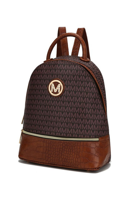 MKF Collection Denice Signature Backpack by Mia K king-general-store-5710.myshopify.com