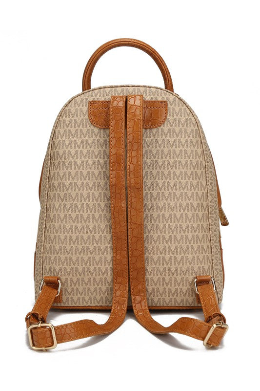 MKF Collection Denice Signature Backpack by Mia K king-general-store-5710.myshopify.com